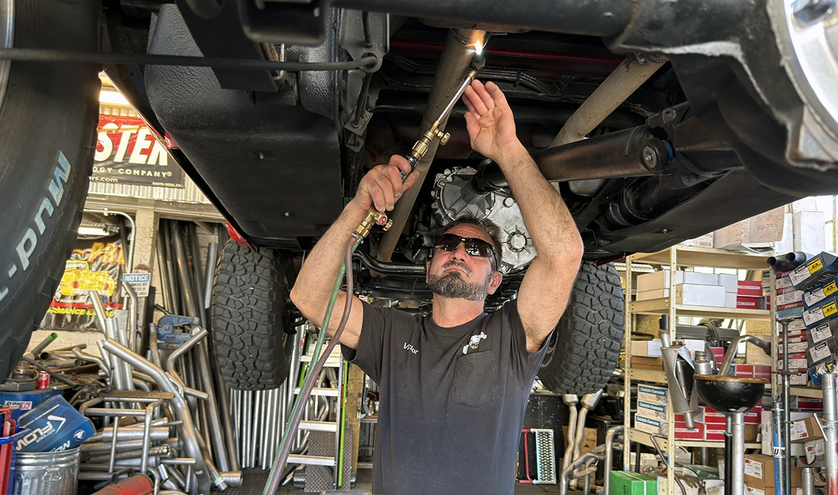 Custom exhaust installation in Olympia WA